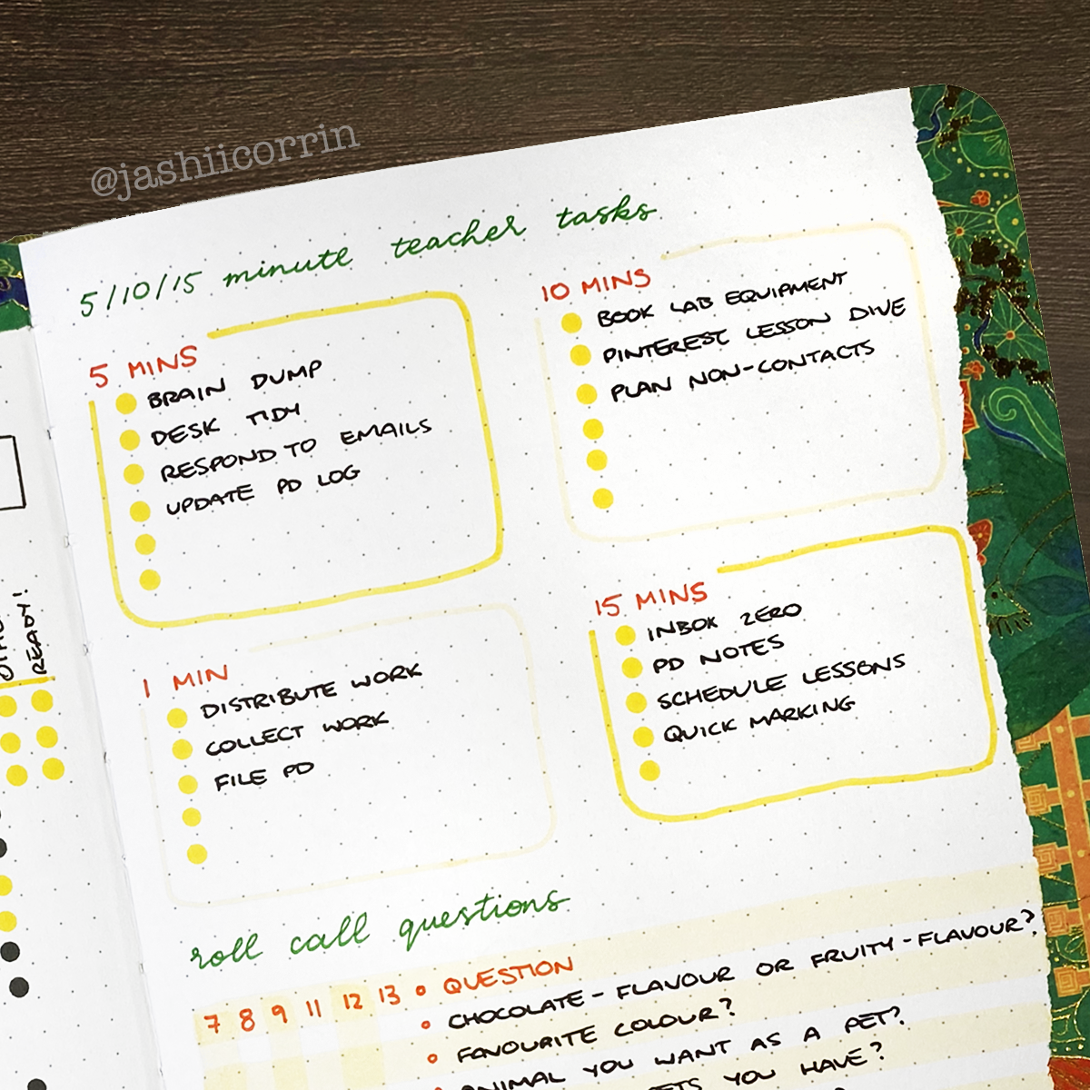 10 Must-Have Bullet Journal Spreads For Teachers | Archer and Olive