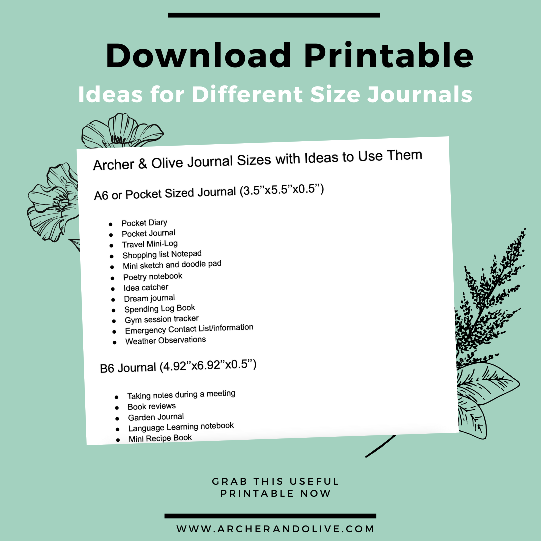 Cover for printable list of ideas