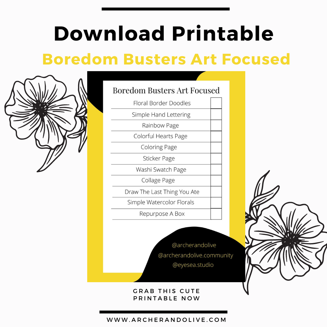 free art prompt printable