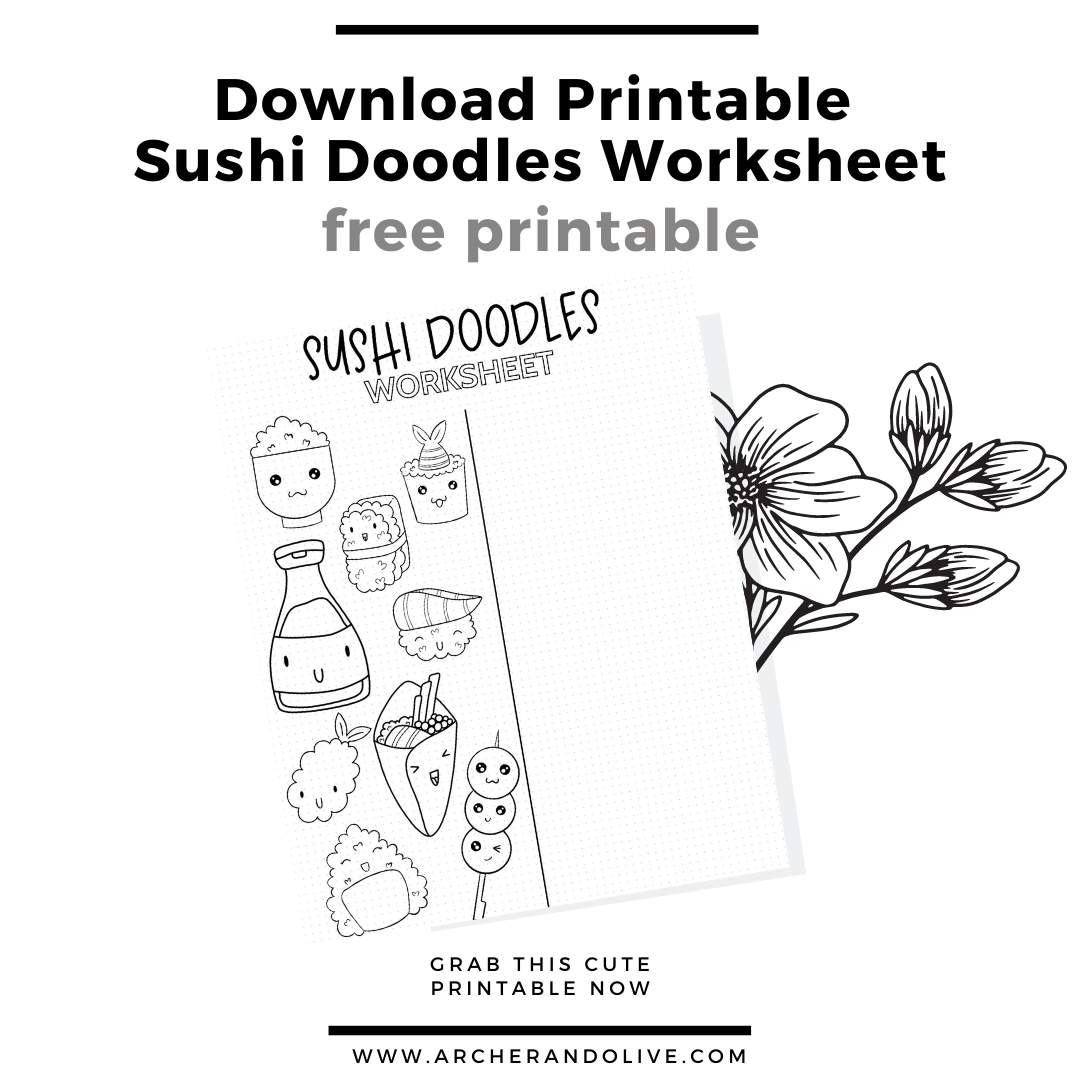 sushi printable 
