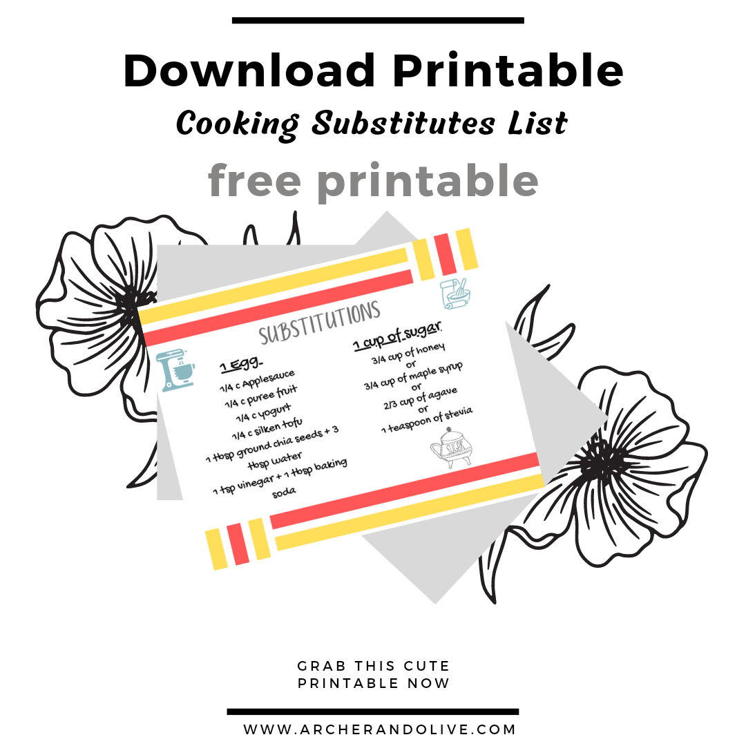 recipe free printable