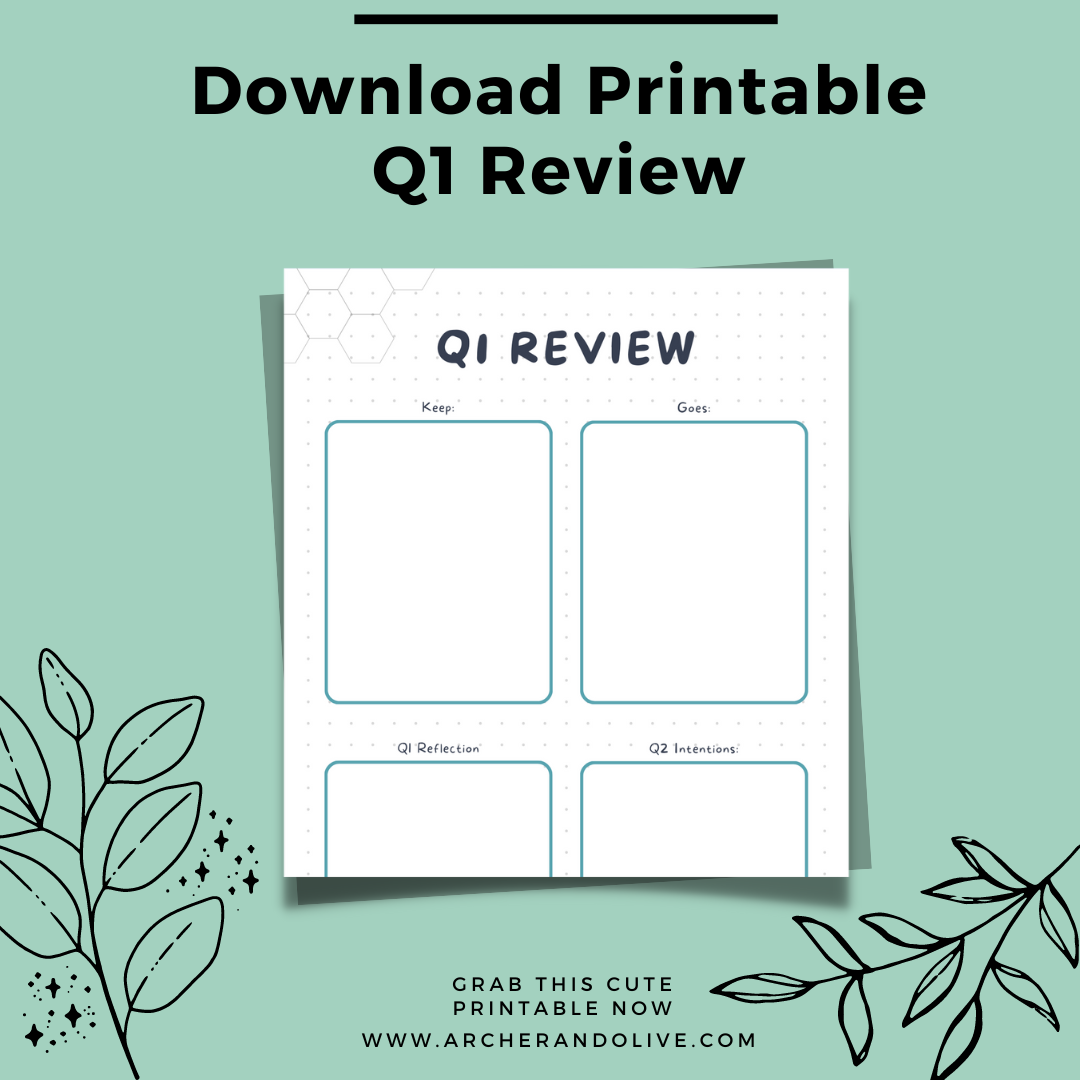 Q1 review template download