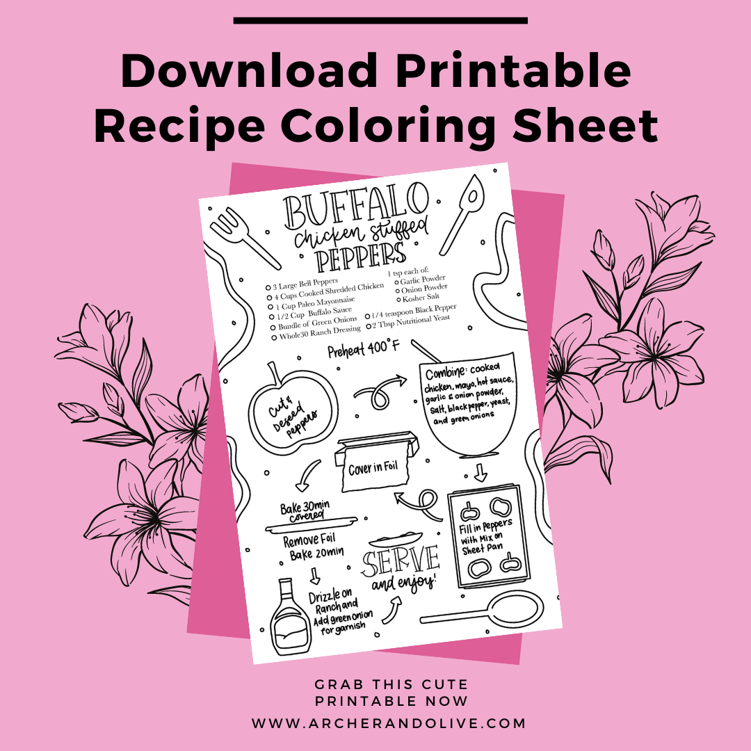 free recipe journal printable