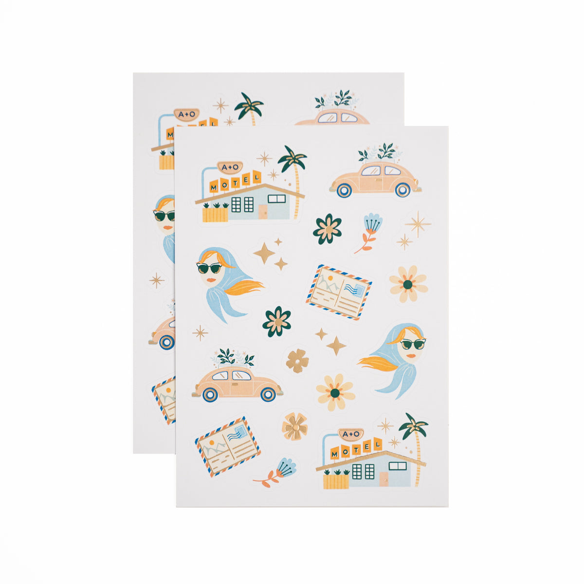 Archer and Olive Theme Stickers