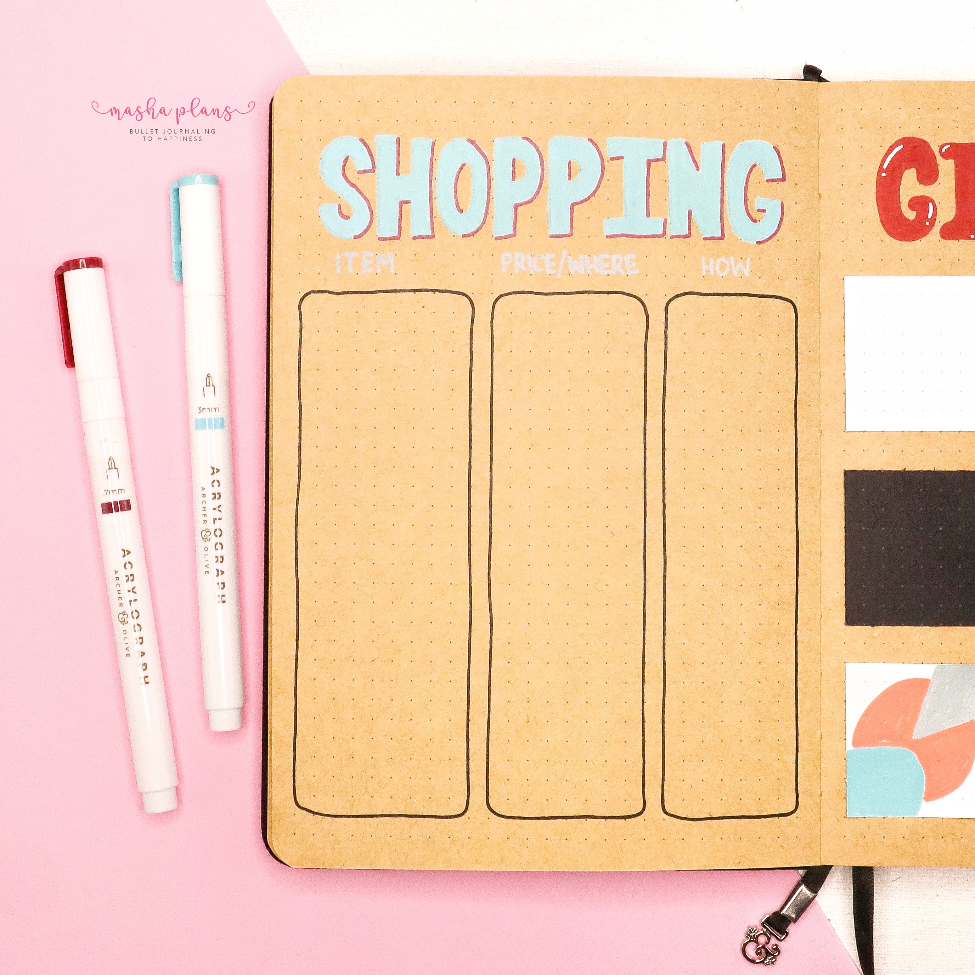 The Ultimate One Stop Shop for Bullet Journal Supplies - Planning