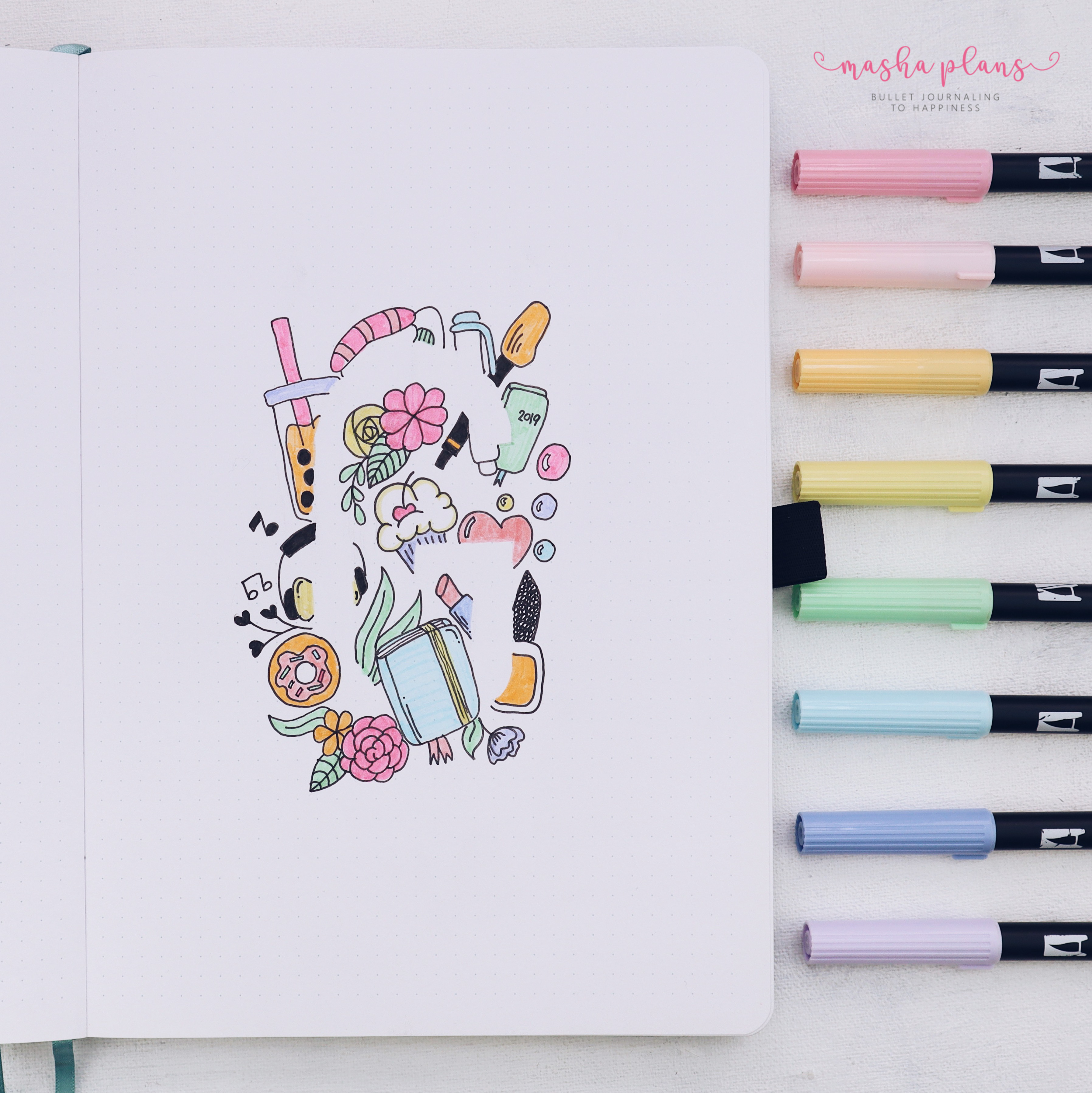 Verwonderend How To Use Doodles In Your Bullet Journal – Archer and Olive JI-14