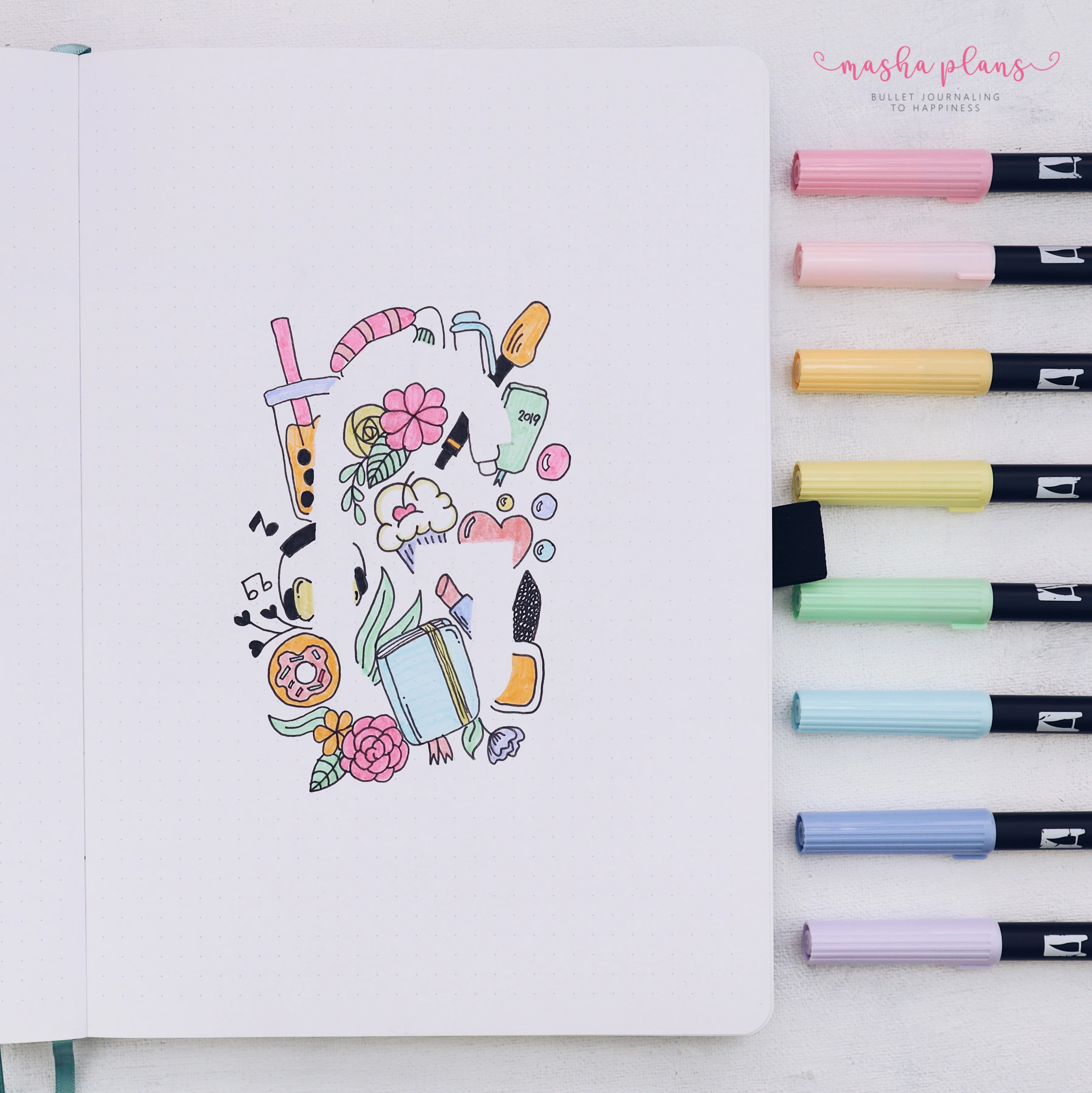 Verwonderend How To Use Doodles In Your Bullet Journal – Archer and Olive JI-14