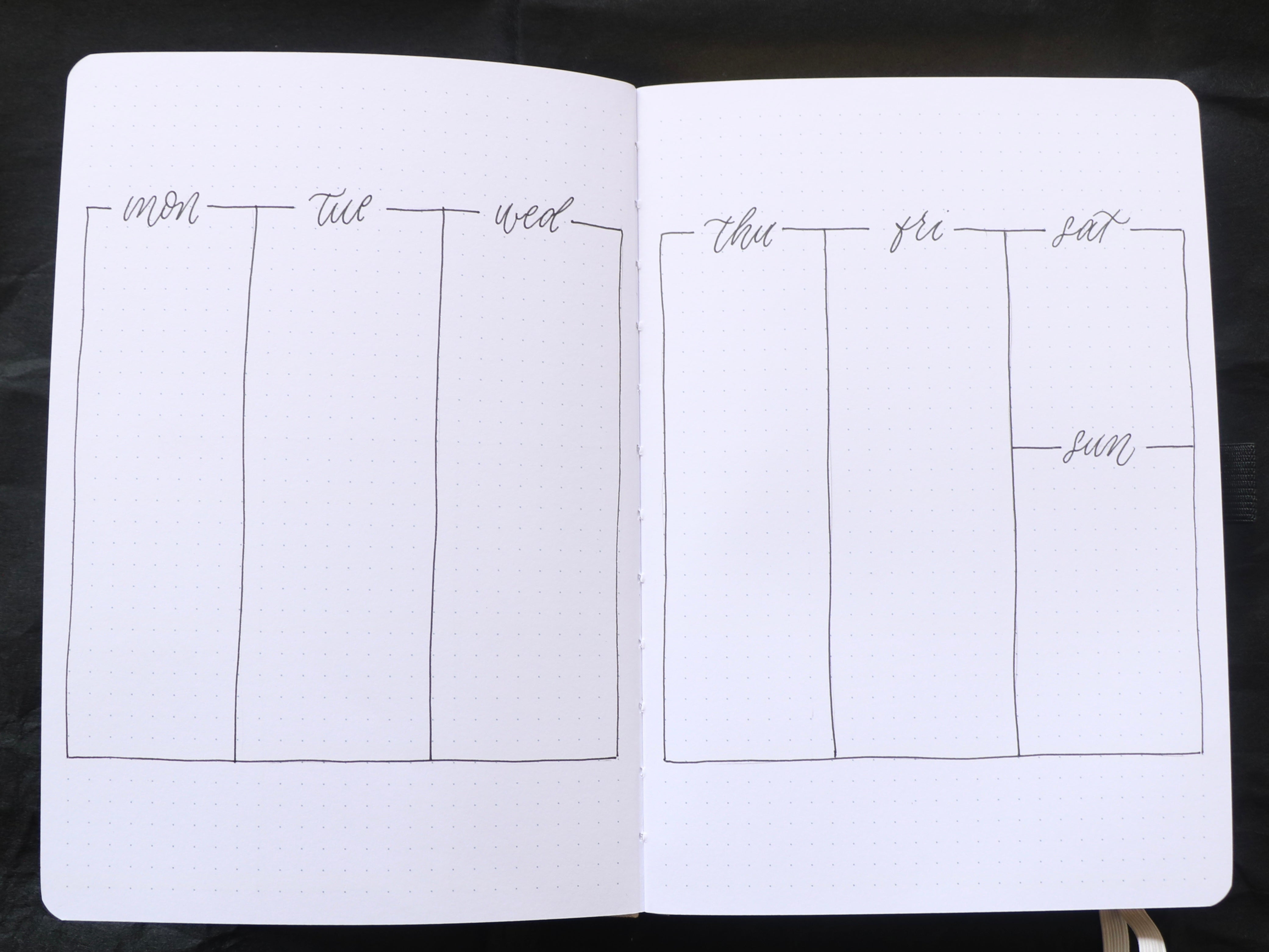 weekly spread nine