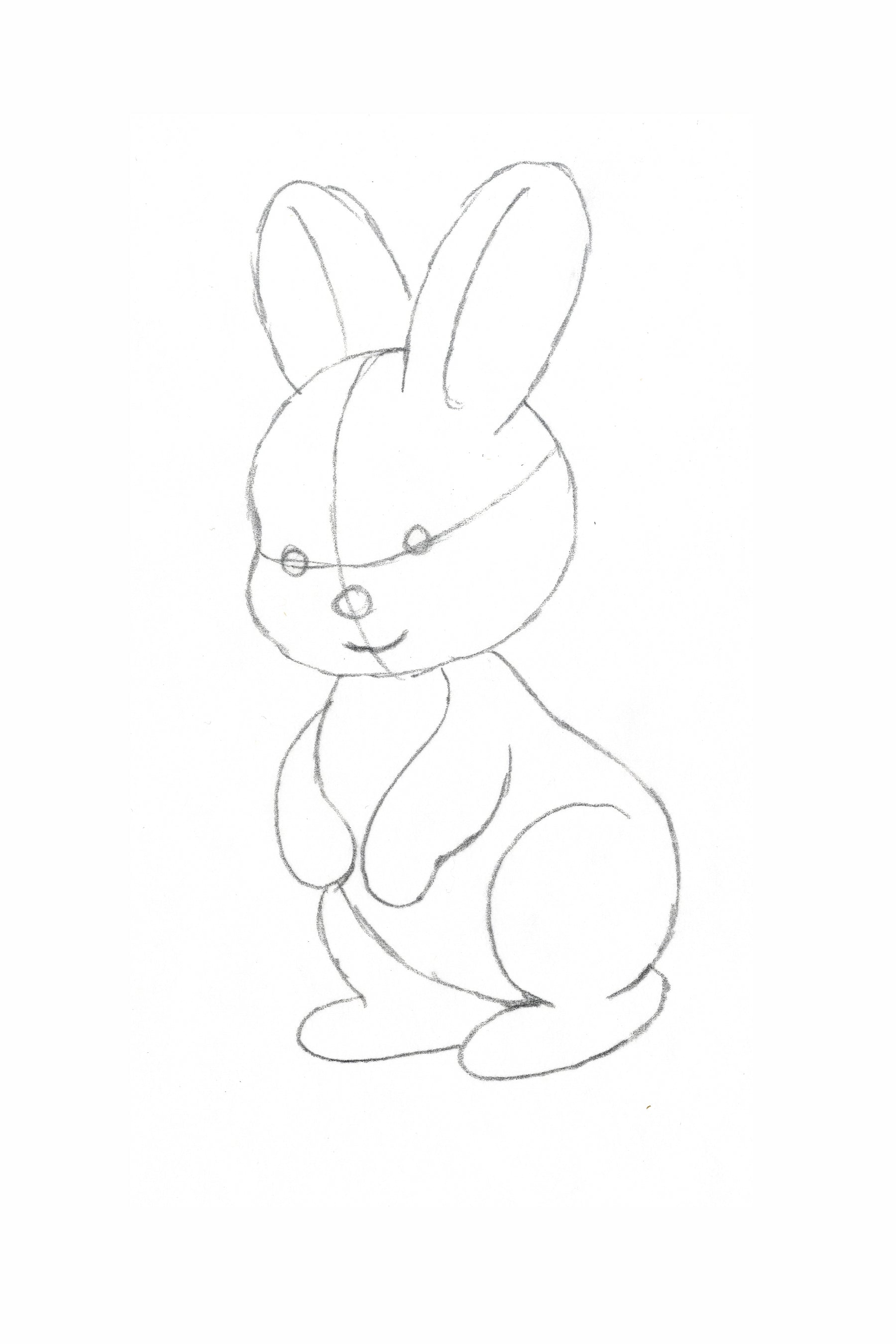 How To Draw An Easter Bunny - Easy Step by Step Tutorial