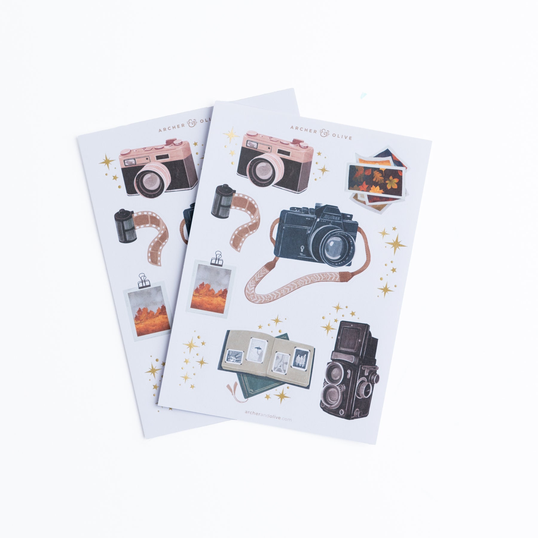 Vintage Camera Stickers