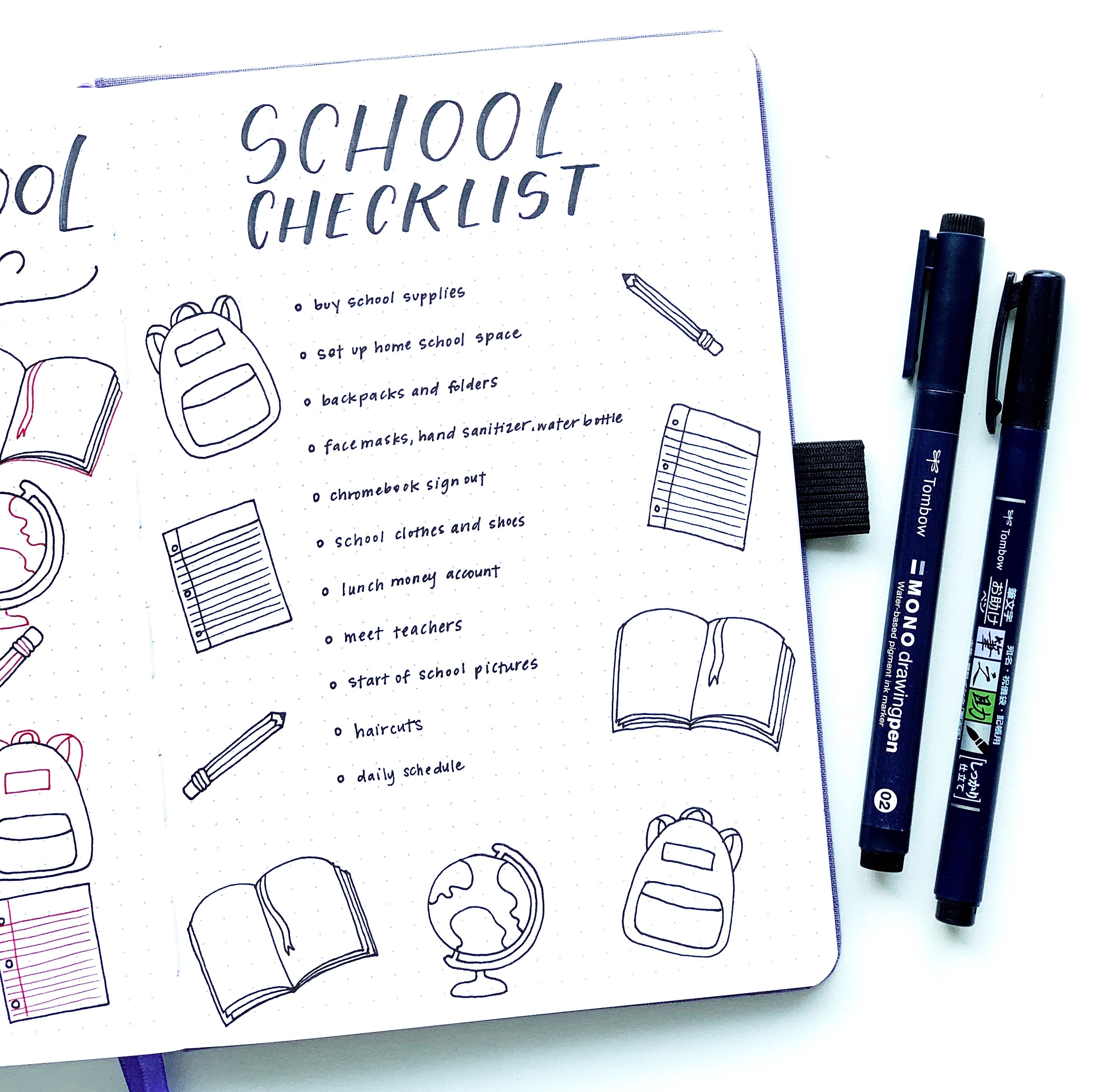 Learn how to create back-to-school doodles in your notebook with Adrienne from @studio80design!