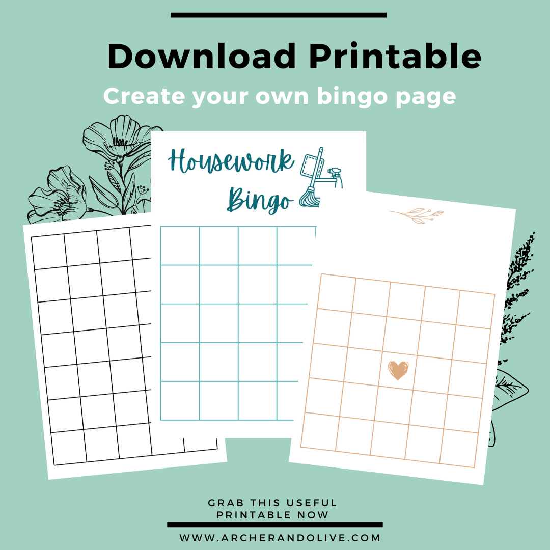 free bingo printable