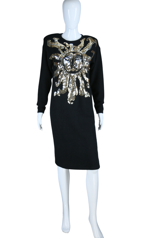 Louis Feraud Soutache Tassel Dress – Embers / Cinders Vintage