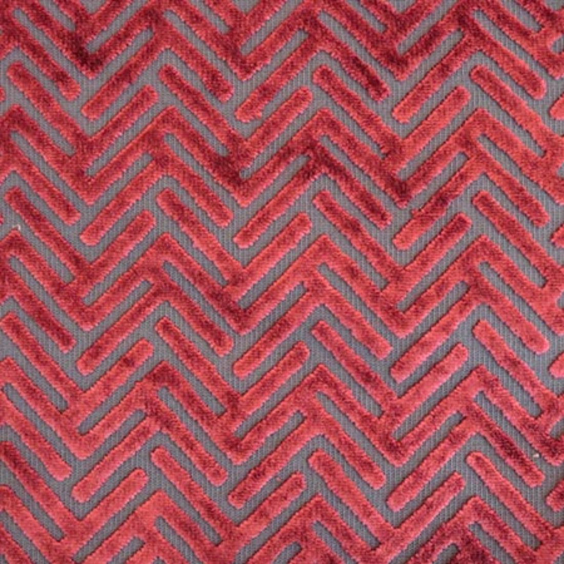 Apollo - Geometric Burnout Velvet Upholstery Fabric by the Yard