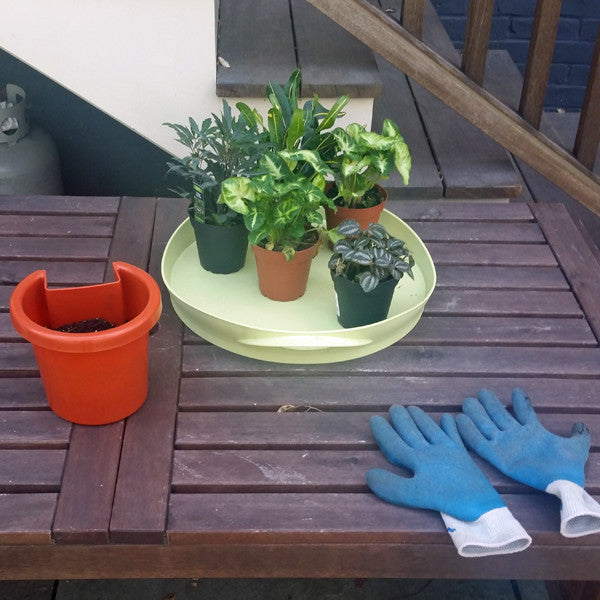 Step 1 to install the Hugger planter: gather your materials and instruments