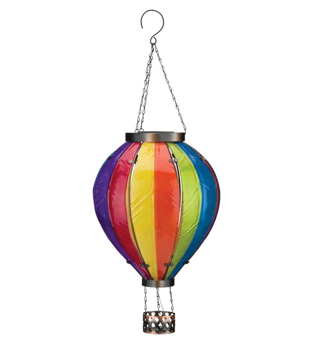 Hot Air Balloon Solar Lantern XLG Rainbow YourGardenStop   13043 2 1024x 