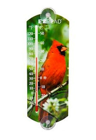Window Thermometers (Cardinal or Hummingbird) - YourGardenStop