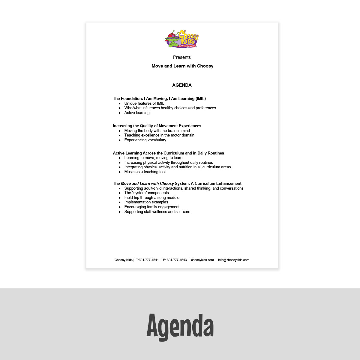 Agenda