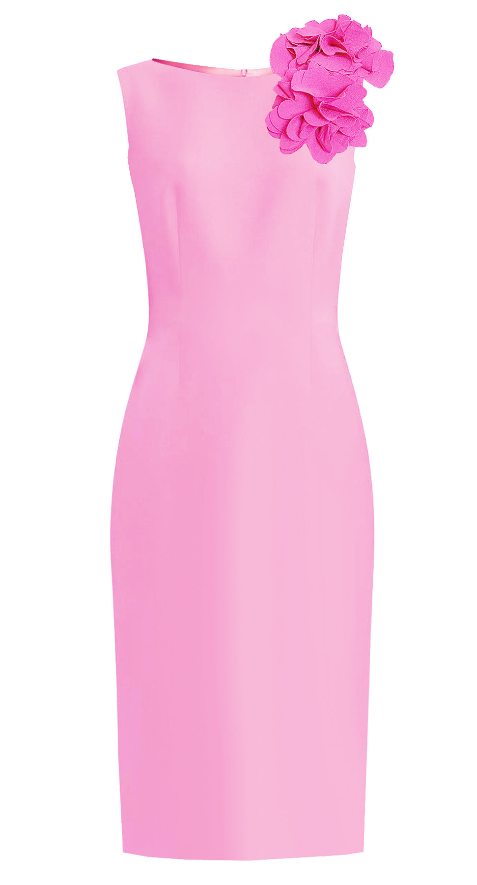 CaeliNYC Aegina Sheath Dress with Flower Detail – Caeli Couture