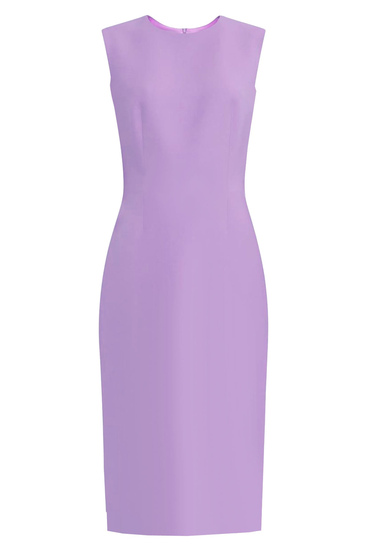lilac sheath dress