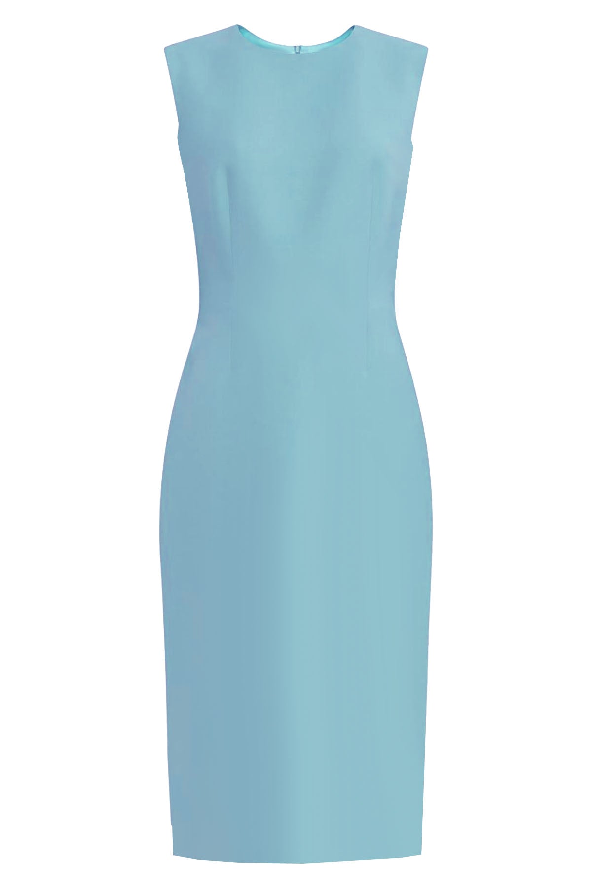 light blue sheath dress