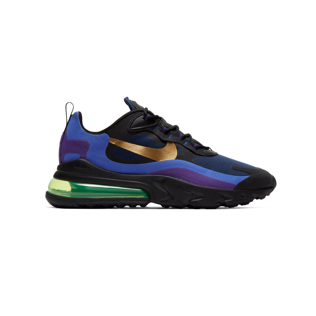 nike air max 270 react black university gold