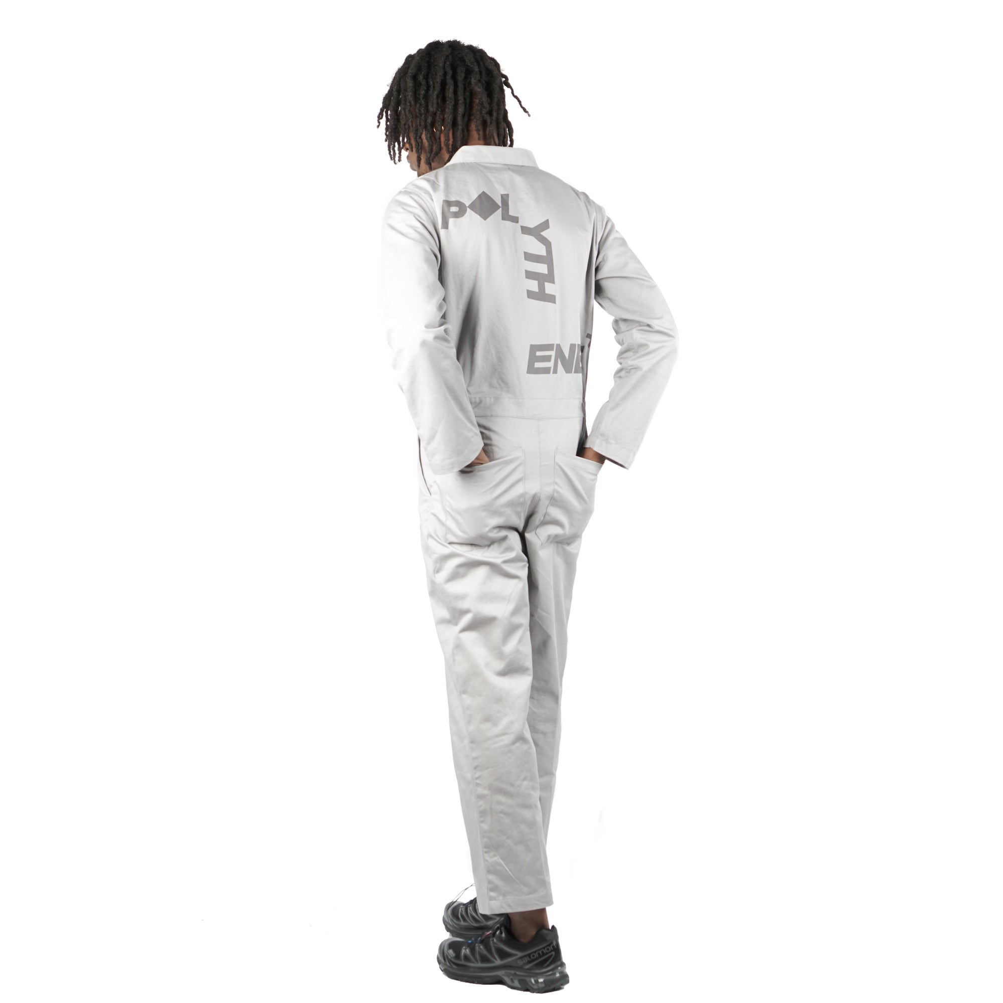 white boiler jumpsuit