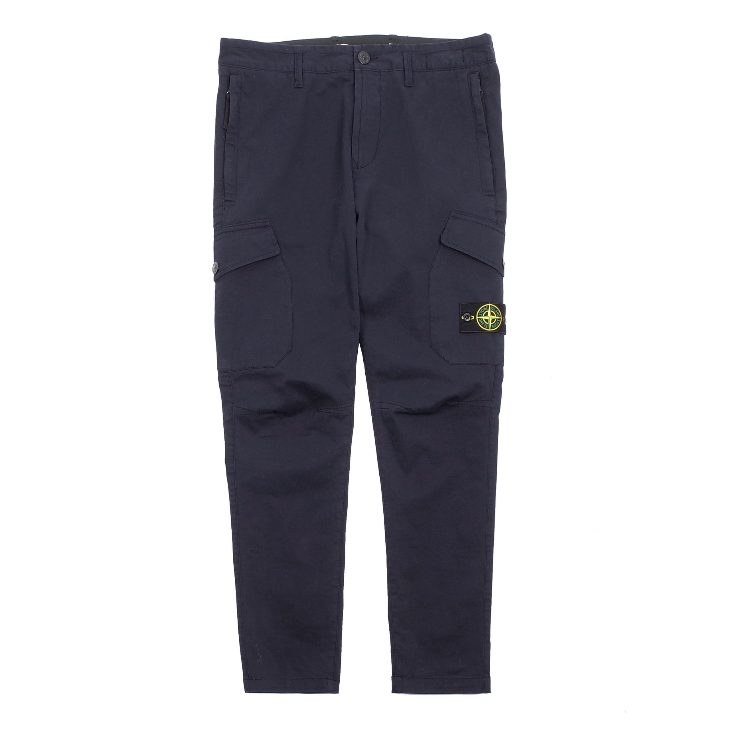 navy blue stretch cargo pants