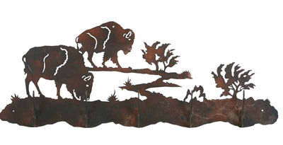 Buffalo Design 5 Hook Metal Wall Coat Rack – Inspired by the Outdoors / Webco  Enterprises, LLC