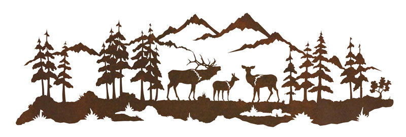 wildlife metal wall art