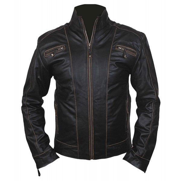 black rivet black leather jacket