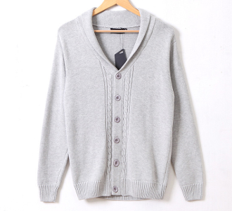 Mens Cable Knit Cardigan with Shawl Collar – amtify