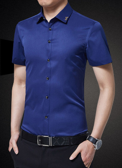 Mens Short Sleeve Shirt with Collar Design – amtify
