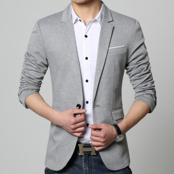 mens slim fit casual blazer