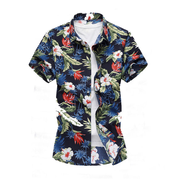 Mens Floral Print Shirt– amtify