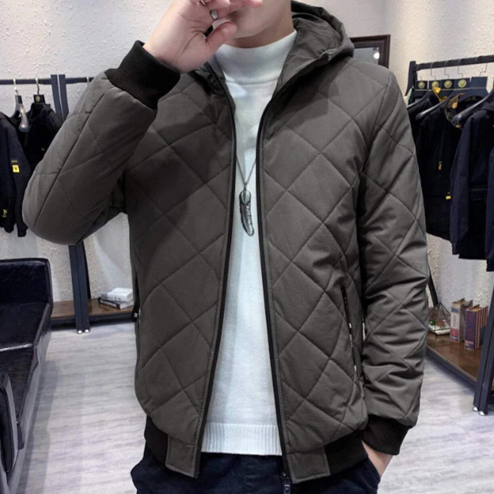 Mens Quilted Jacket with Warm Lining – amtify