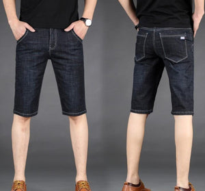 mens denim shorts knee length