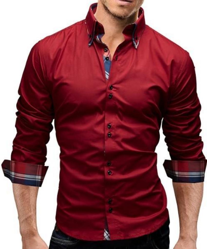 Mens Shirt with Plaid Details – Amtify