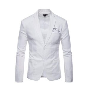 casual linen blazer