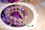 Pink Tourmaline gemstone bracelet