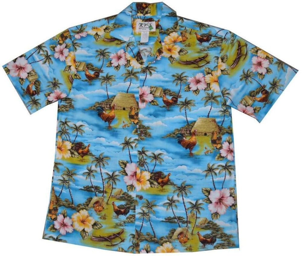 Wild Rooster Hawaiian Shirt - Ky's Hawaiian Shirts