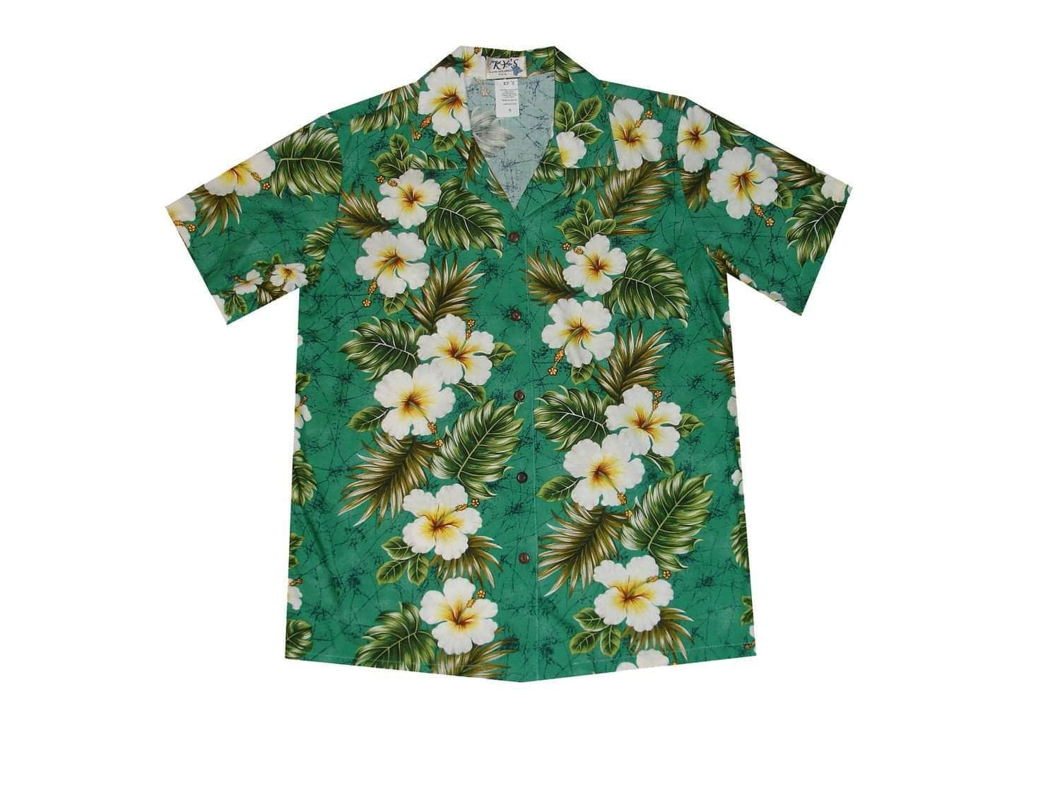 Hibiscus Silhouette Hawaiian Shirt