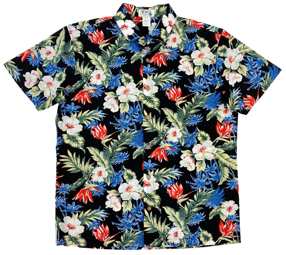 Tropical Scent Button Up Hawaiian Shirt - Ky's Hawaiian Shirts