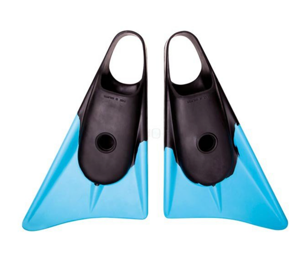 Limited Edition Bodyboarding Fins - Black / Ice Blue – Bodyboard-Depot