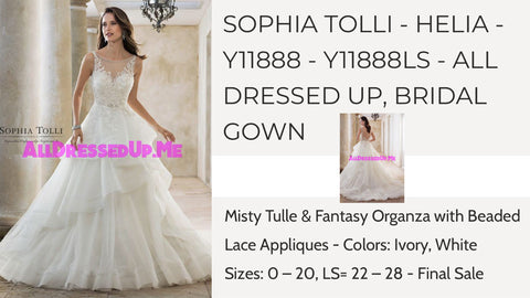 Mon Cheri | Sophia Tolli | Helia Y11888 Y11888LS