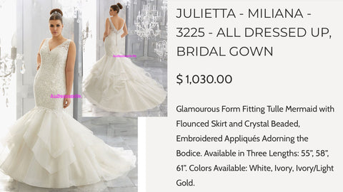 Morilee Miliana Wedding Gown