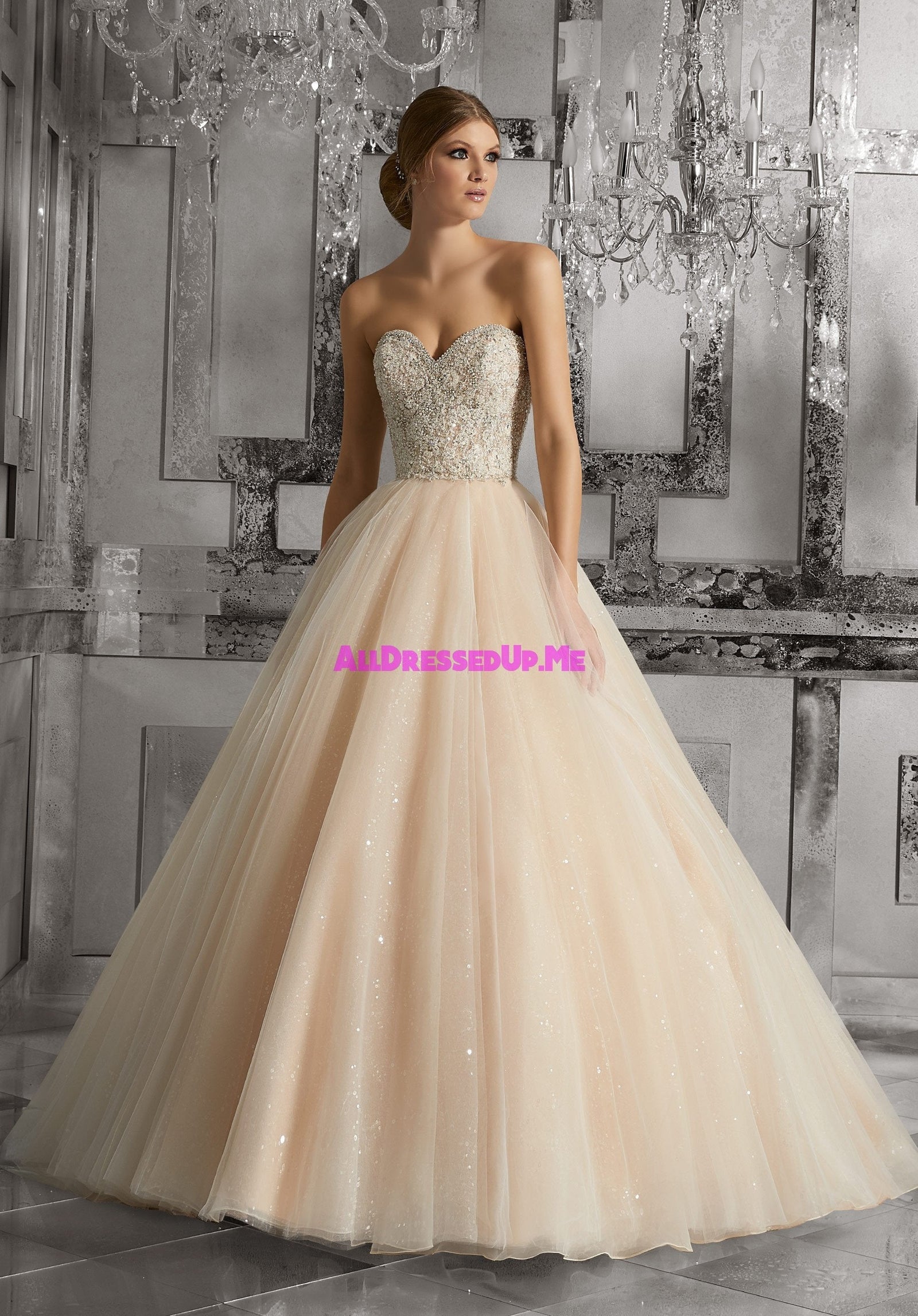 Last Dress In Store; Size: 16, Color: Ivory | Voyage - Alaina - 6932