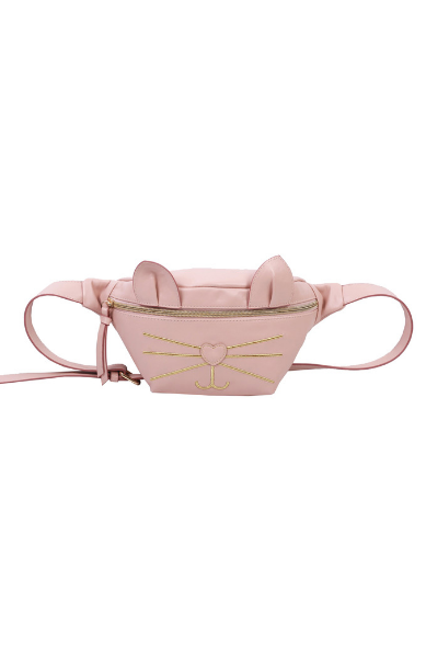 blush belt bag