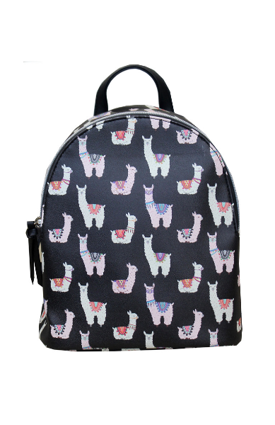 girls llama backpack