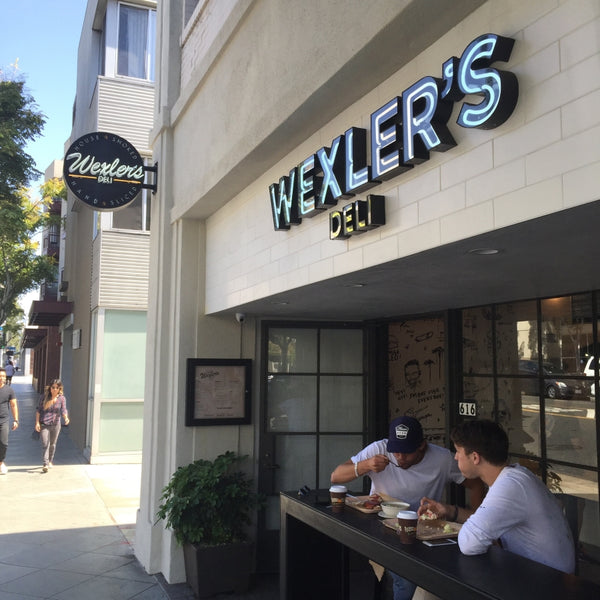 Wexler's Deli shopfront Santa Monica Boulevard Los Angeles